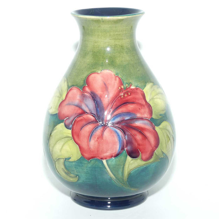 Walter Moorcroft Hibiscus (Green) 7/8 vase