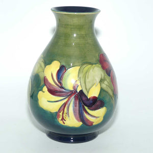 Walter Moorcroft Hibiscus (Green) 7/8 vase