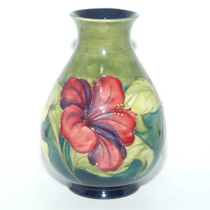 Walter Moorcroft Hibiscus (Green) 7/8 vase