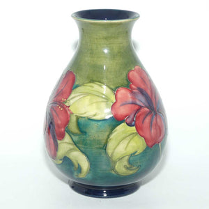 Walter Moorcroft Hibiscus (Green) 7/8 vase