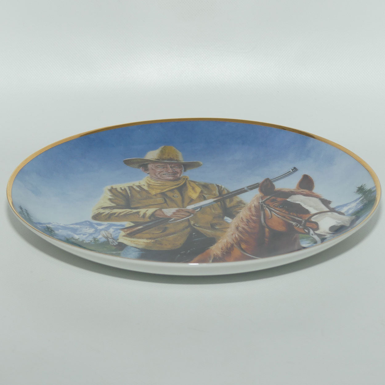 Franklin Mint Heirloom plate | John Wayne | High Country