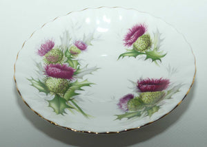 Royal Albert Bone China England Highland Thistle trio