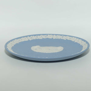 Wedgwood Jasper | Australian Capital Cities | White on Pale Blue | Hobart plate | 16.5cm | box + Cert