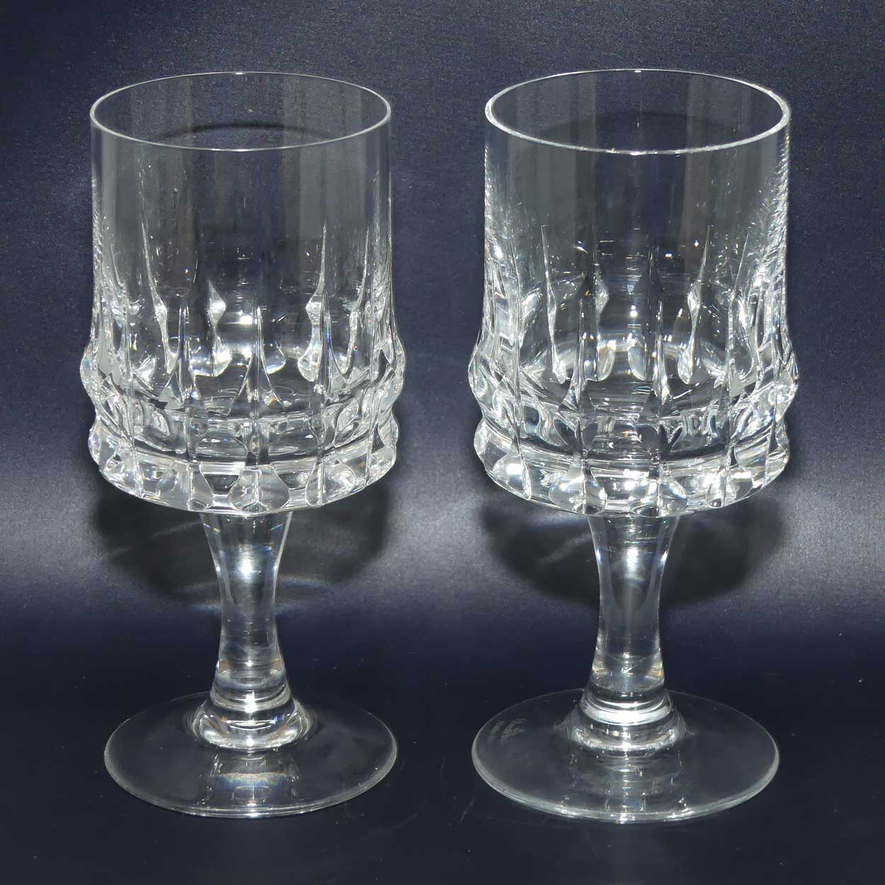 Rosenthal Studio Line Crystal pair of stemmed wine glasses | 175ml | Holdfast design | #1