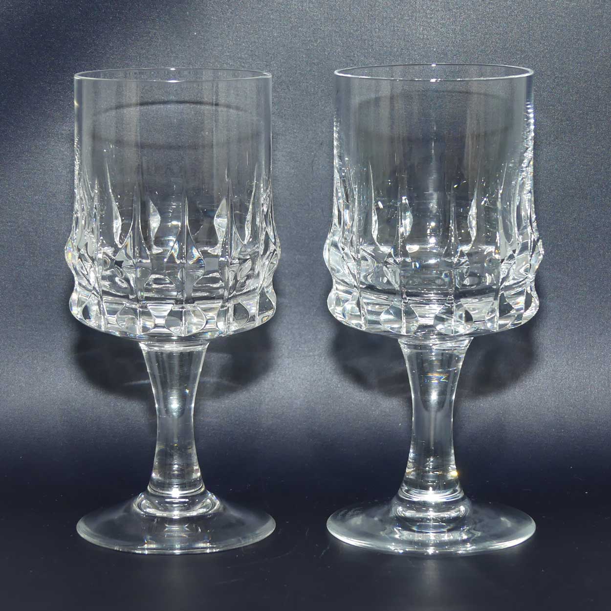 Rosenthal Studio Line Crystal pair of stemmed wine glasses | 175ml | Holdfast design | #1