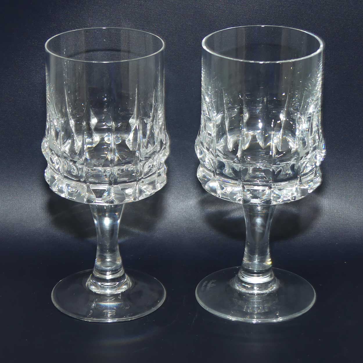 Rosenthal Studio Line Crystal pair of stemmed wine glasses | 175ml | Holdfast design | #1