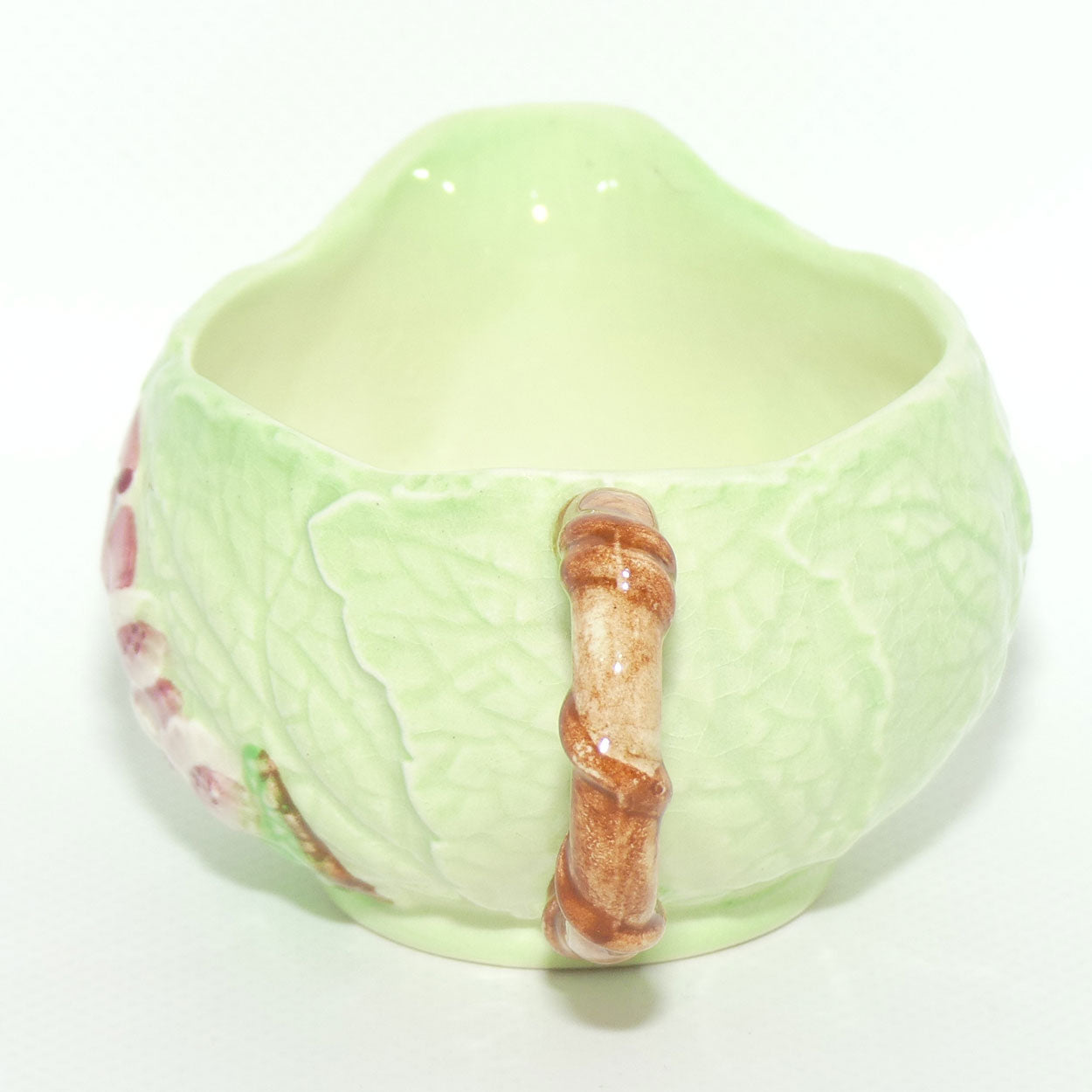 Carlton Ware Hollyhocks pattern small jug | Green