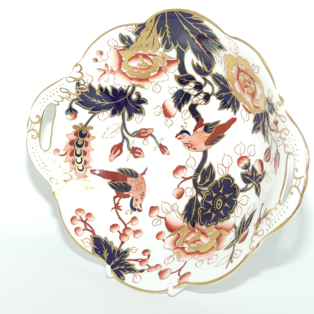 Coalport Hong Kong pattern double handle dish | 22cm