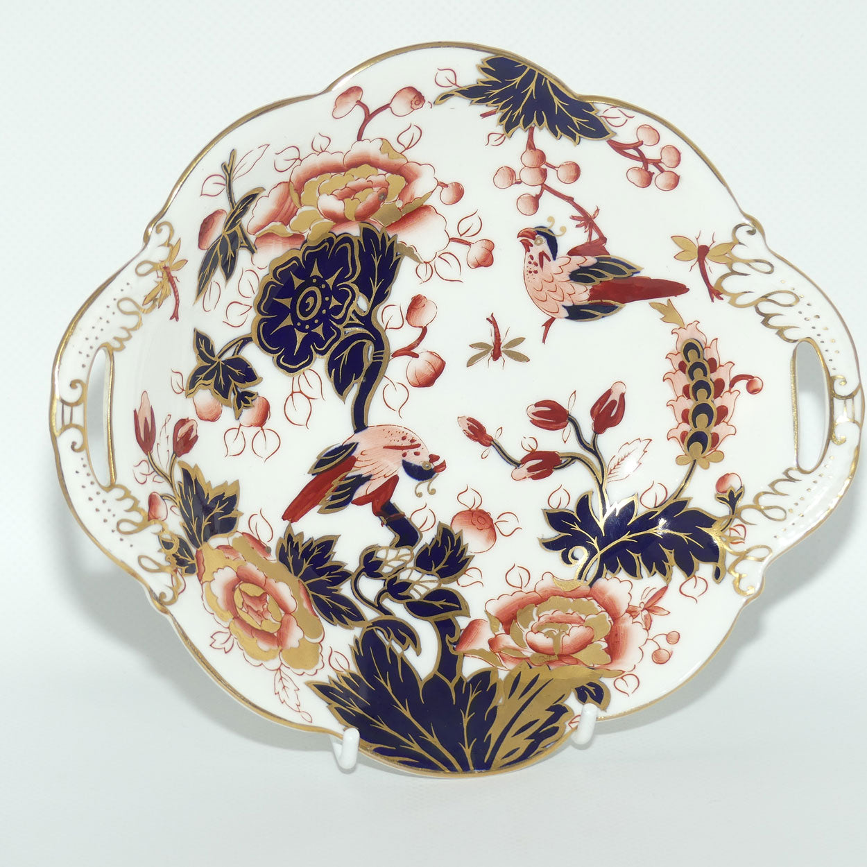 Coalport Hong Kong pattern double handle dish | 19.5cm