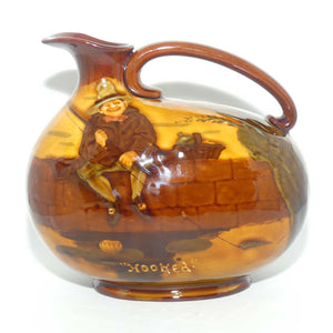 Royal Doulton Kingsware Hooked flask | Greenlees Brothers | Claymore Scotch Whisky