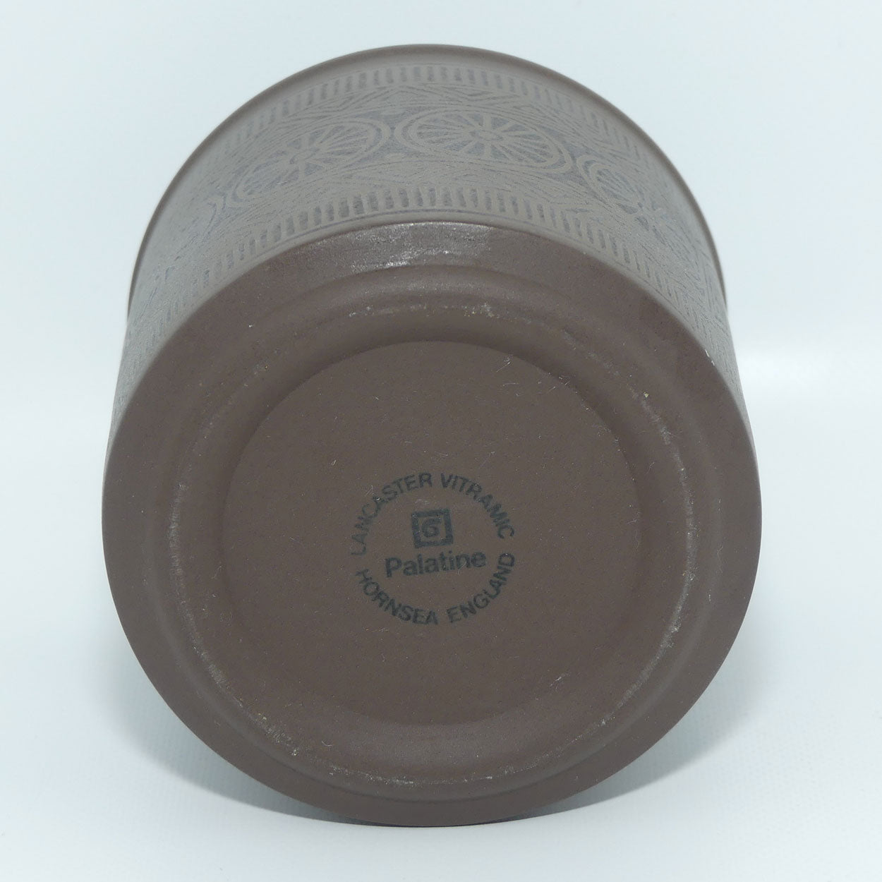 Vintage Retro Hornsea England Palatine lidded sugar bowl