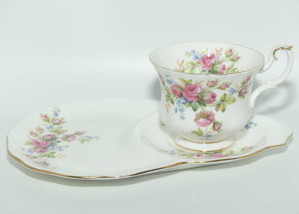 Royal Albert Bone China England Moss Rose Hostess Duo