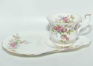 Royal Albert Bone China England Moss Rose Hostess Duo