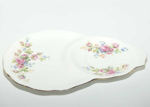 Royal Albert Bone China England Moss Rose Hostess Duo