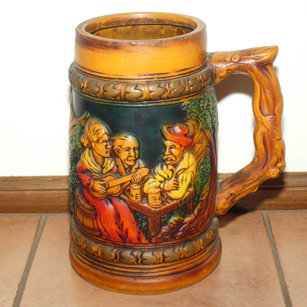 Very Large Vintage Beer Tankard | Cavaliers