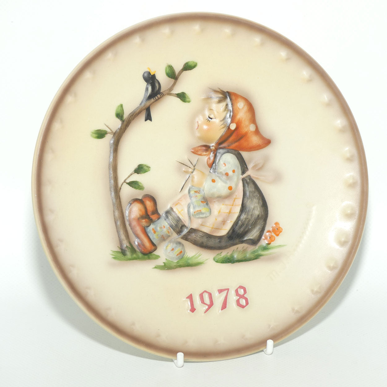 HUM0271 MI Hummel Annual Plate 1978 | Happy Pastime | Boxed