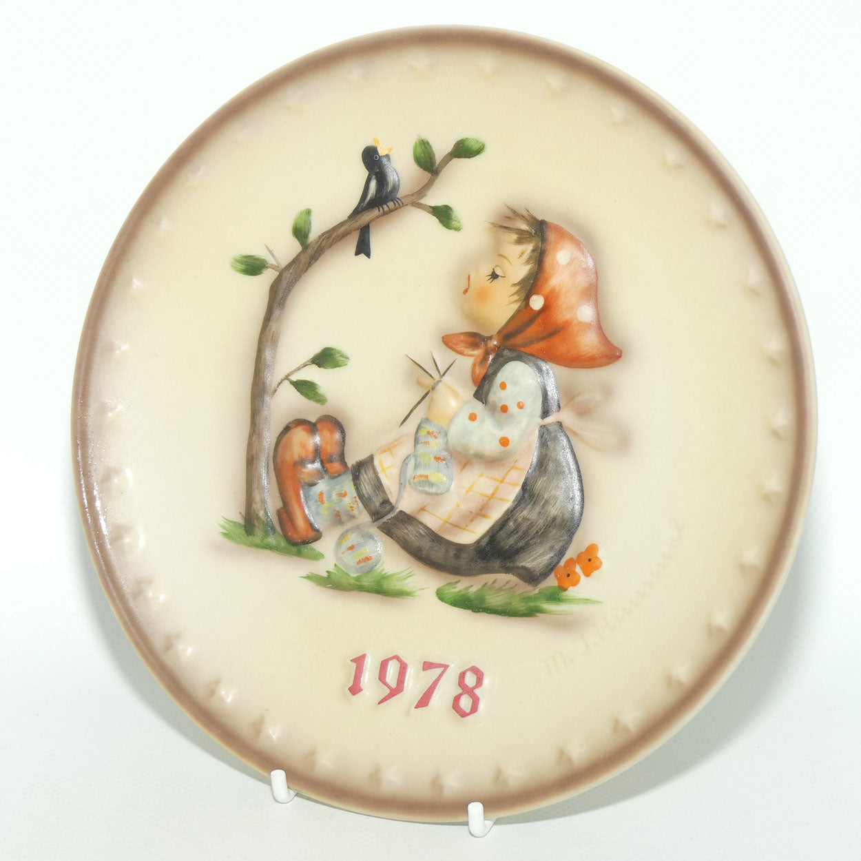 HUM0271 MI Hummel Annual Plate 1978 | Happy Pastime | Boxed