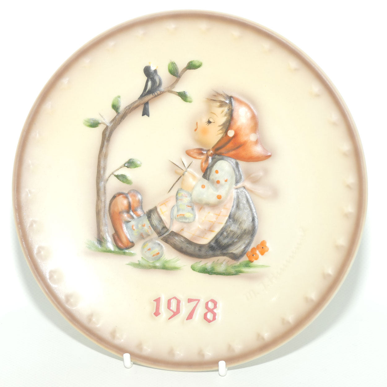 HUM0271 MI Hummel Annual Plate 1978 | Happy Pastime | Boxed