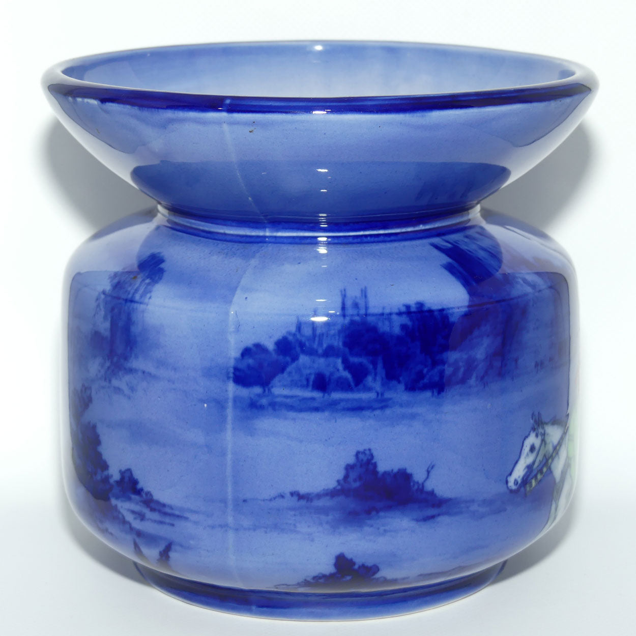 Royal Doulton Hunting - Morland Blue Spittoon