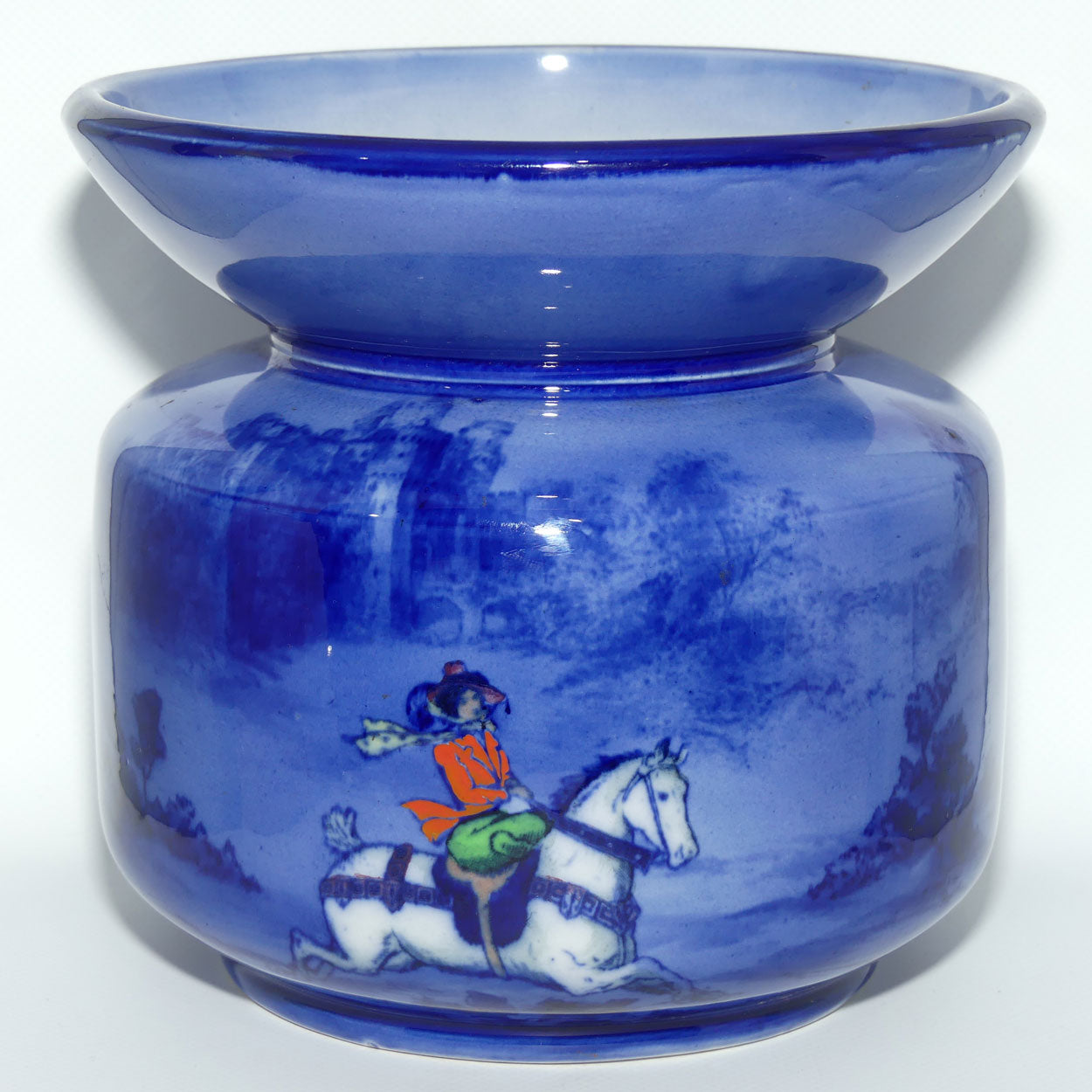 Royal Doulton Hunting - Morland Blue Spittoon