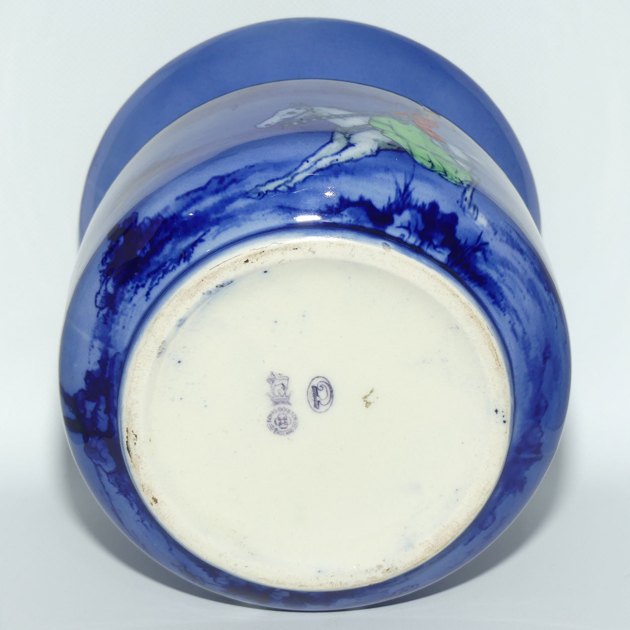 Royal Doulton Hunting - Morland Blue Spittoon