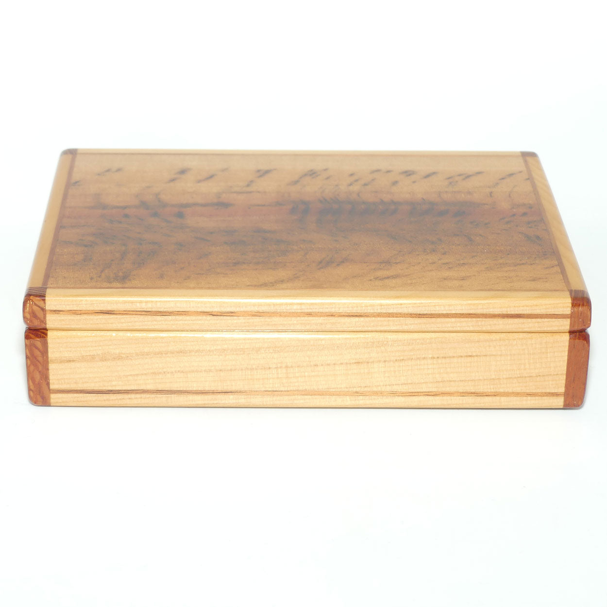 Tasmanian Tigergrain Myrtle jewel box | 20cm wide | by Peter Gorring