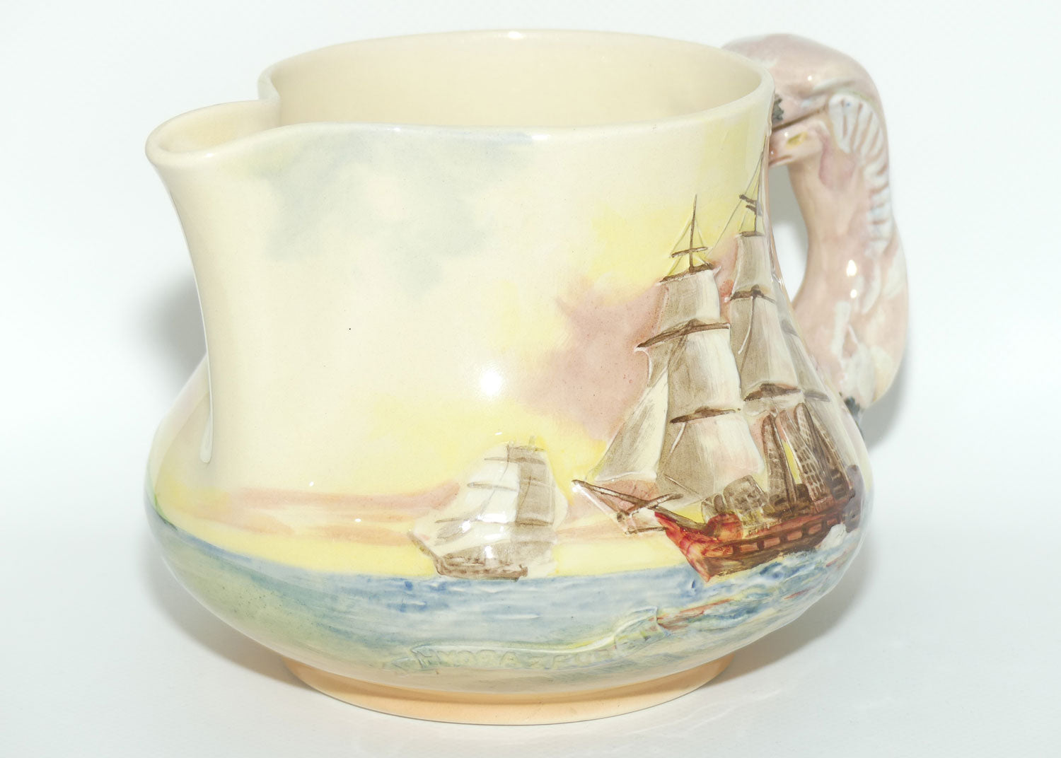 Royal Doulton Famous Ships Hydra & Furei jug D5957 | Large