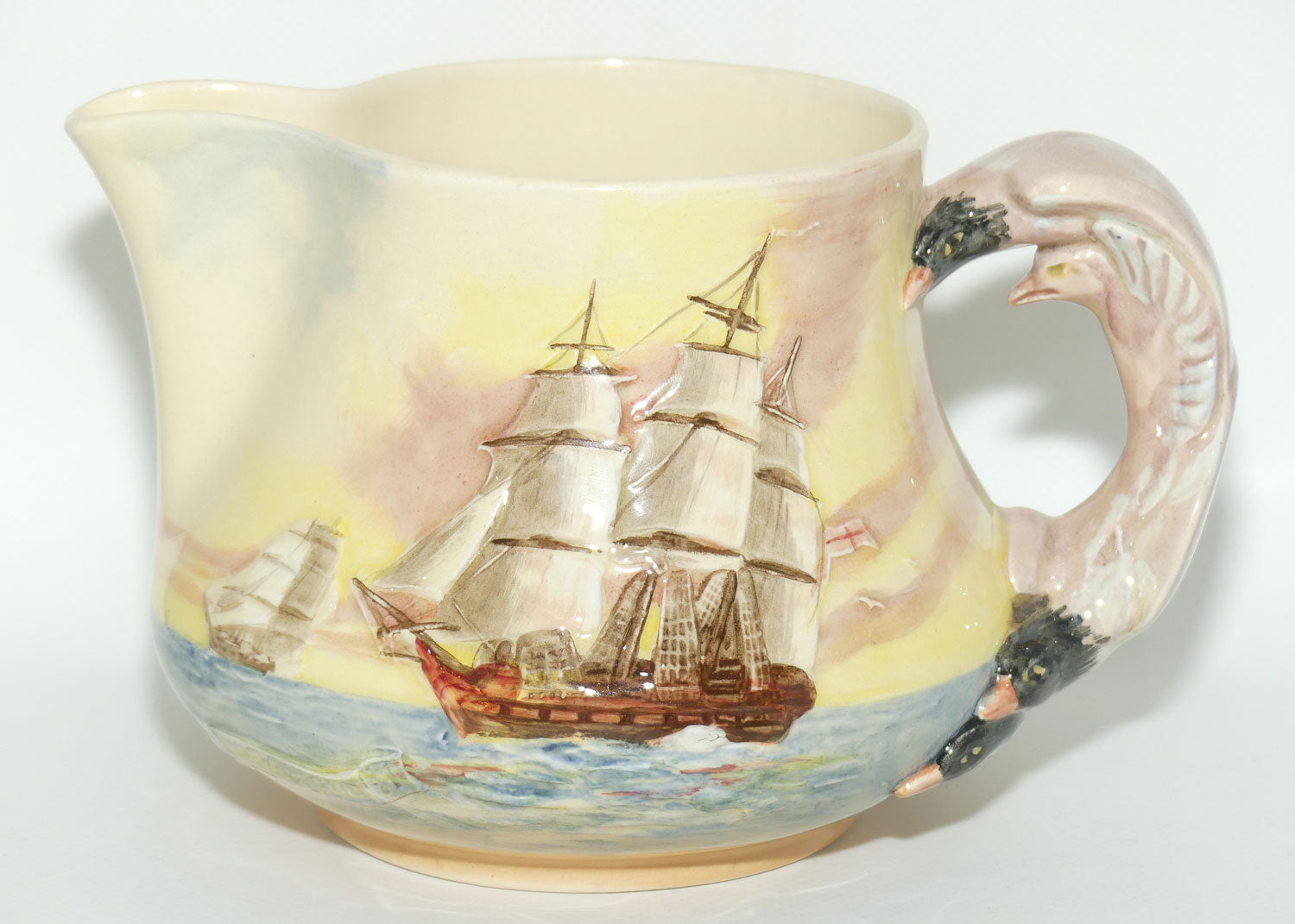 Royal Doulton Famous Ships Hydra & Furei jug D5957 | Large