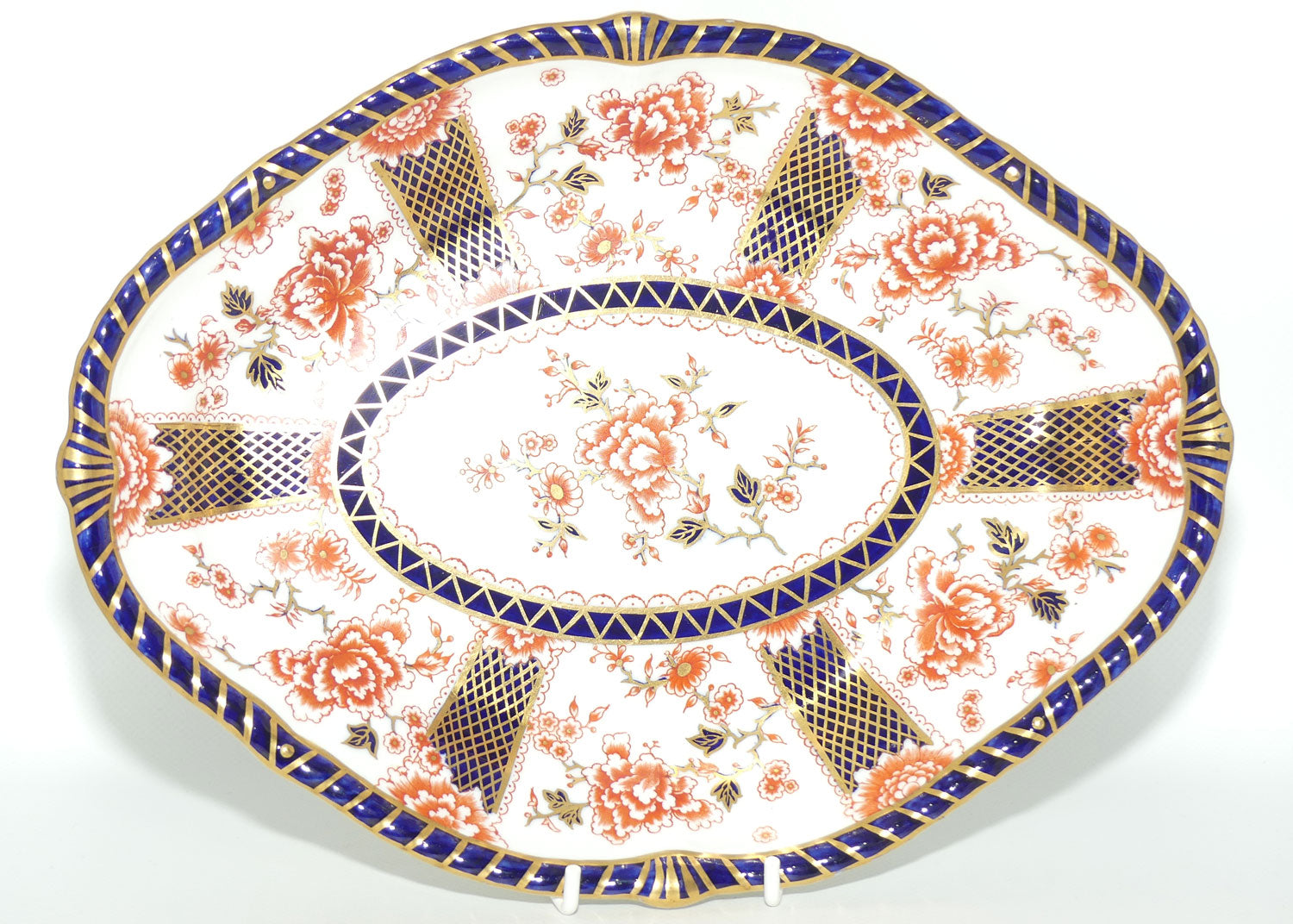 Royal Crown Derby Imari Pattern 2229 oval bowl | #1