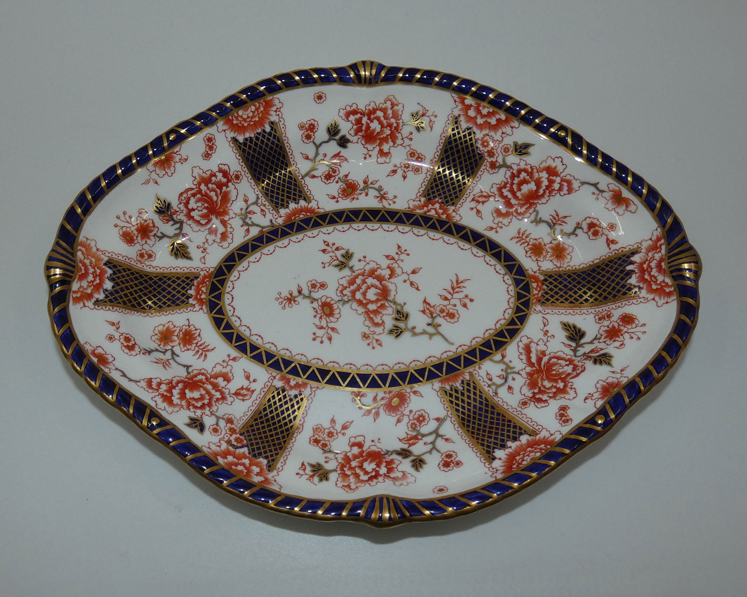 Royal Crown Derby Imari Pattern 2229 oval bowl (#2)