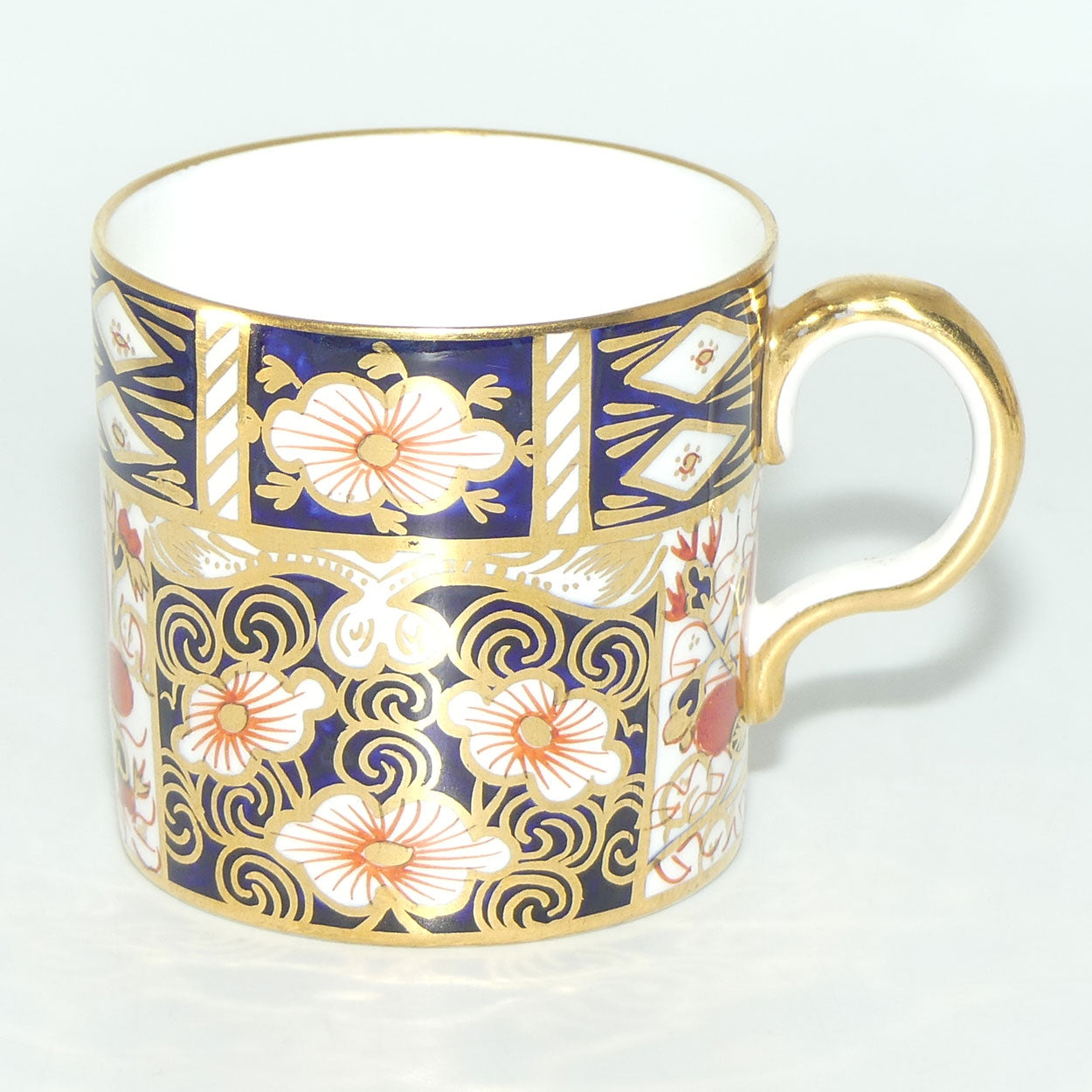 Royal Crown Derby Traditional Imari 2451 set of 6 demi tasse coffee duos