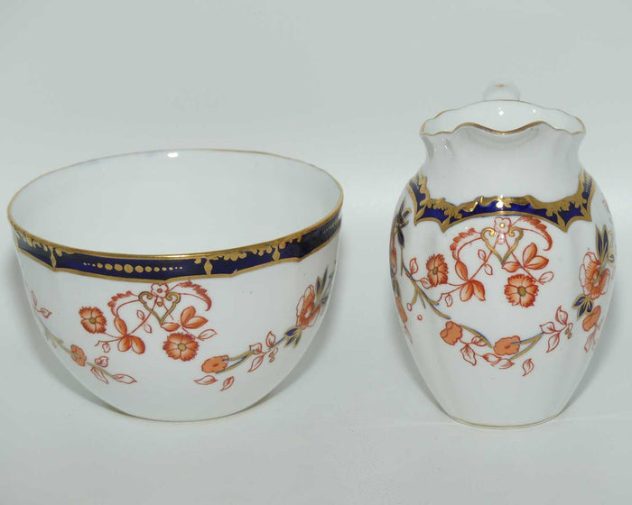 Royal Crown Derby pattern 6449 milk jug and sugar bowl | c.1916