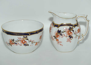 Royal Crown Derby pattern 6449 milk jug and sugar bowl | c.1916