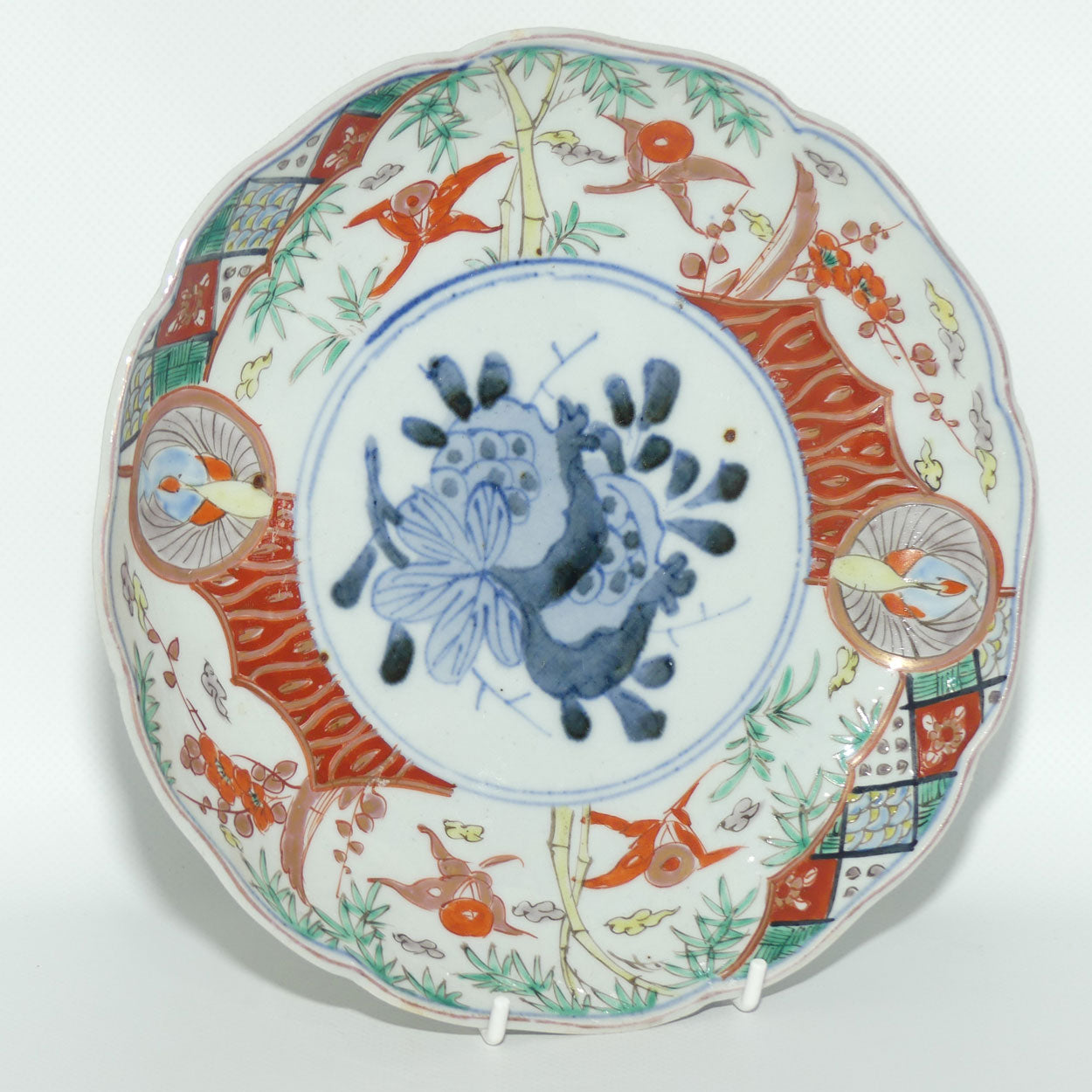 Japanese Imari hand painted cabinet plate c.1900