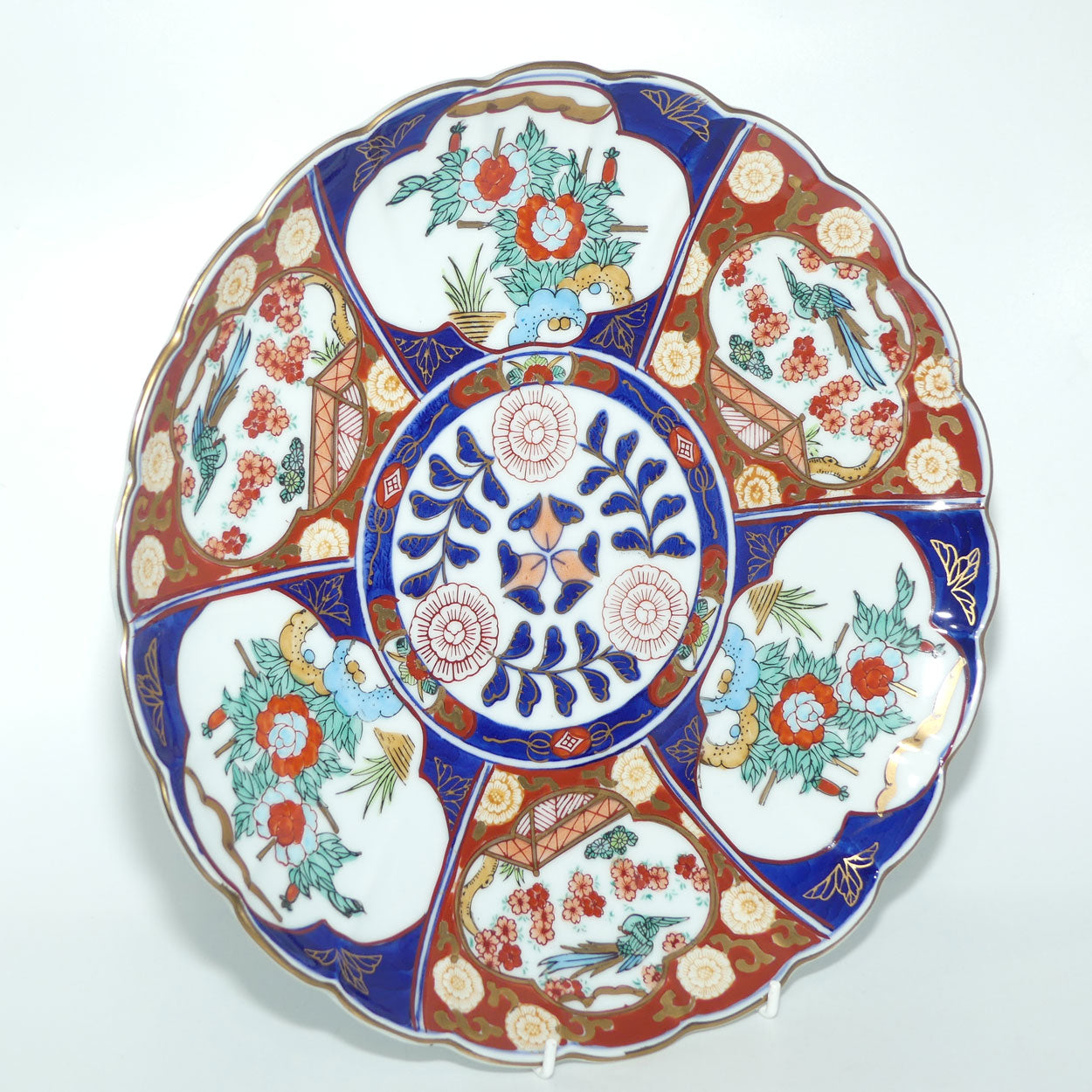 Japanese Imari large display plate | wall hanging | c.1960
