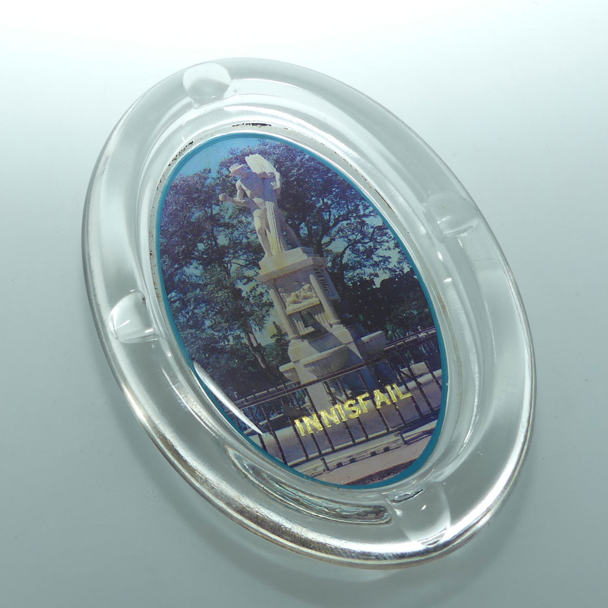 Vintage Innisfail Glass Souvenir Ashtray