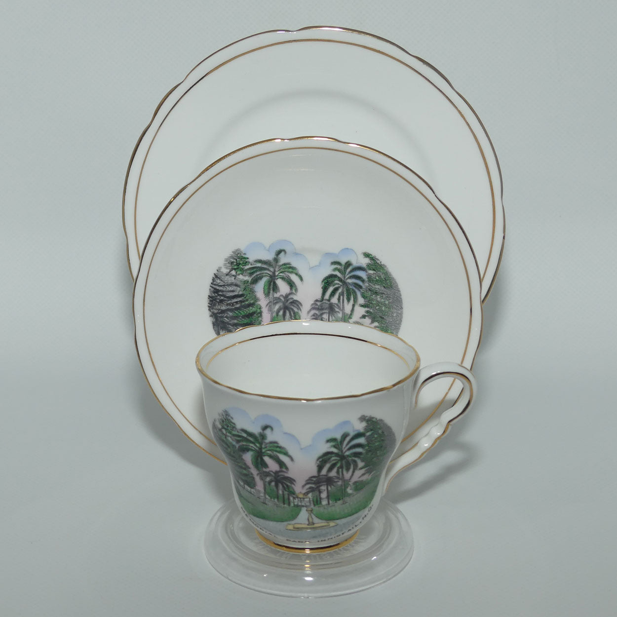 Royal Stafford trio | Australian Souvenir | Memorial Park, Innisfail c.1950