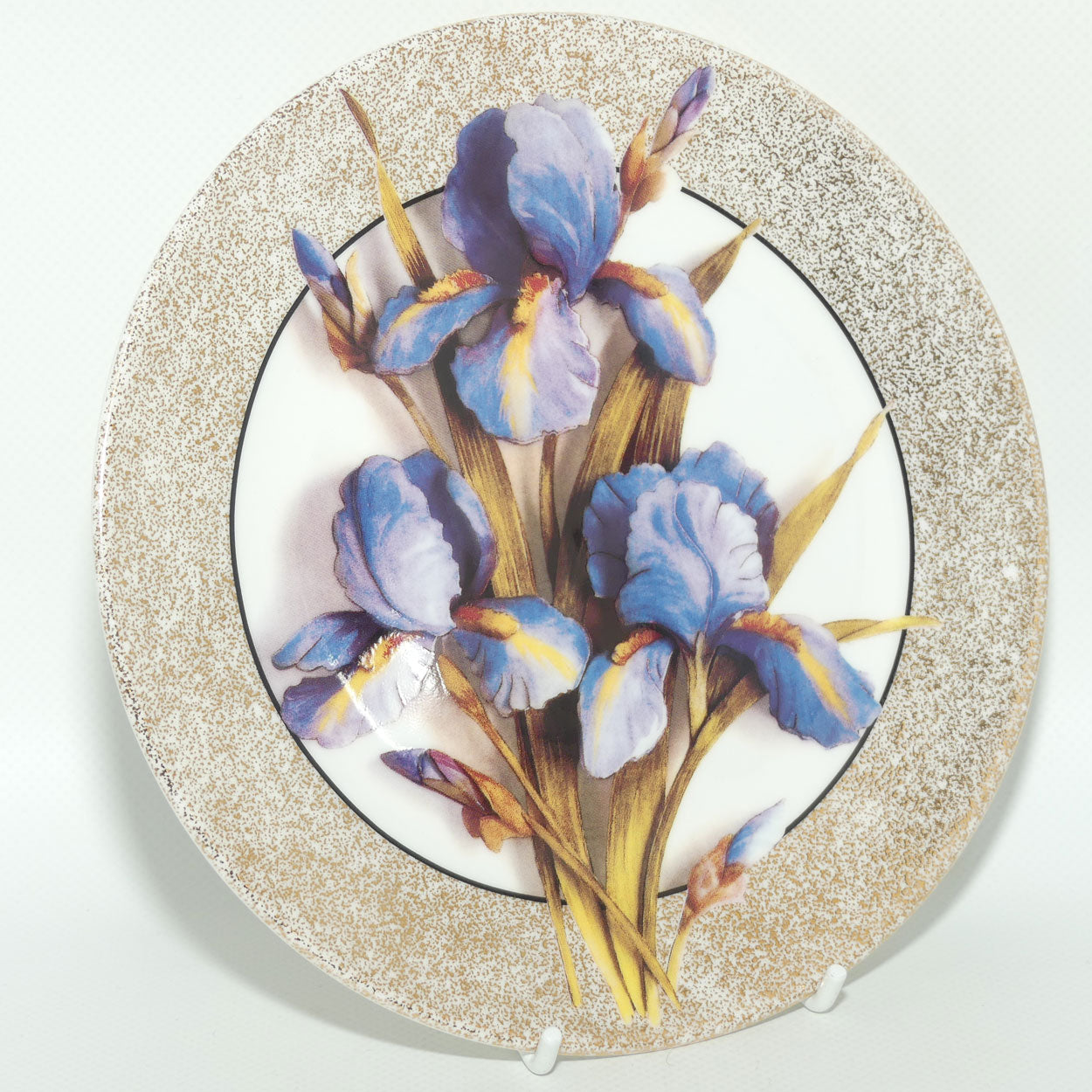 Bradex 26 R76 027.2 plate | Floral Illusions | Iris