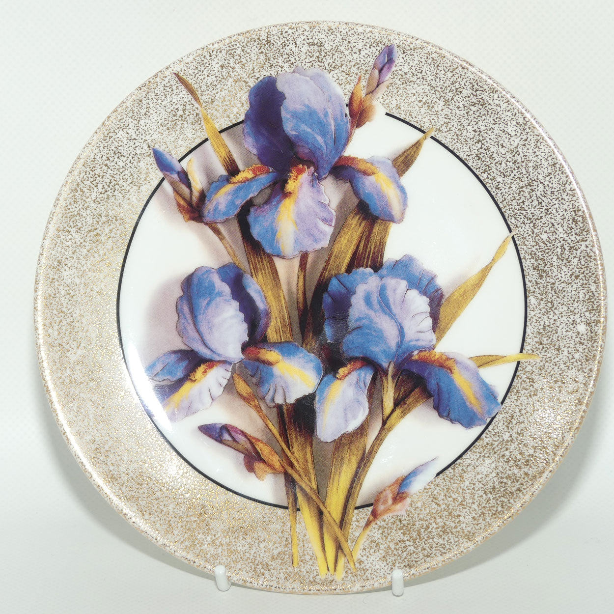 Bradex 26 R76 027.2 plate | Floral Illusions | Iris