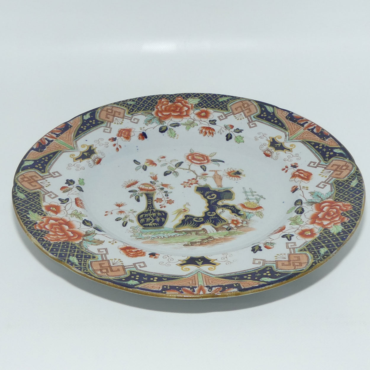 Morley & Ashworth Masons Ironstone plate | Aesthetic movement plate c.1850