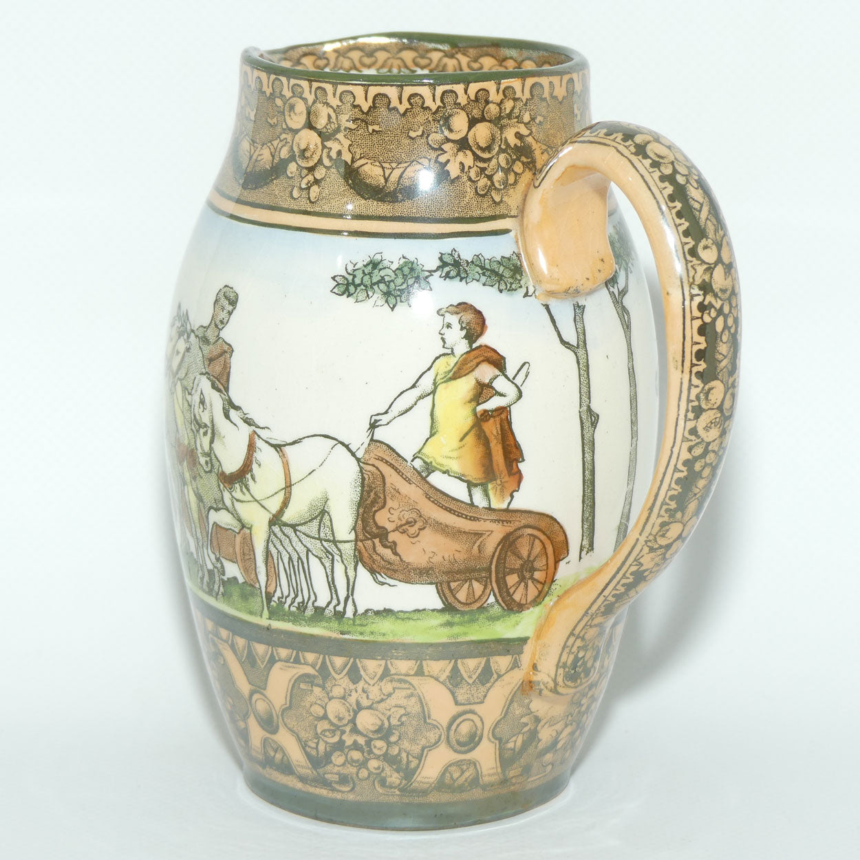 Doulton Burslem Isthmian Games Tavern shape jug D1012 (#1)