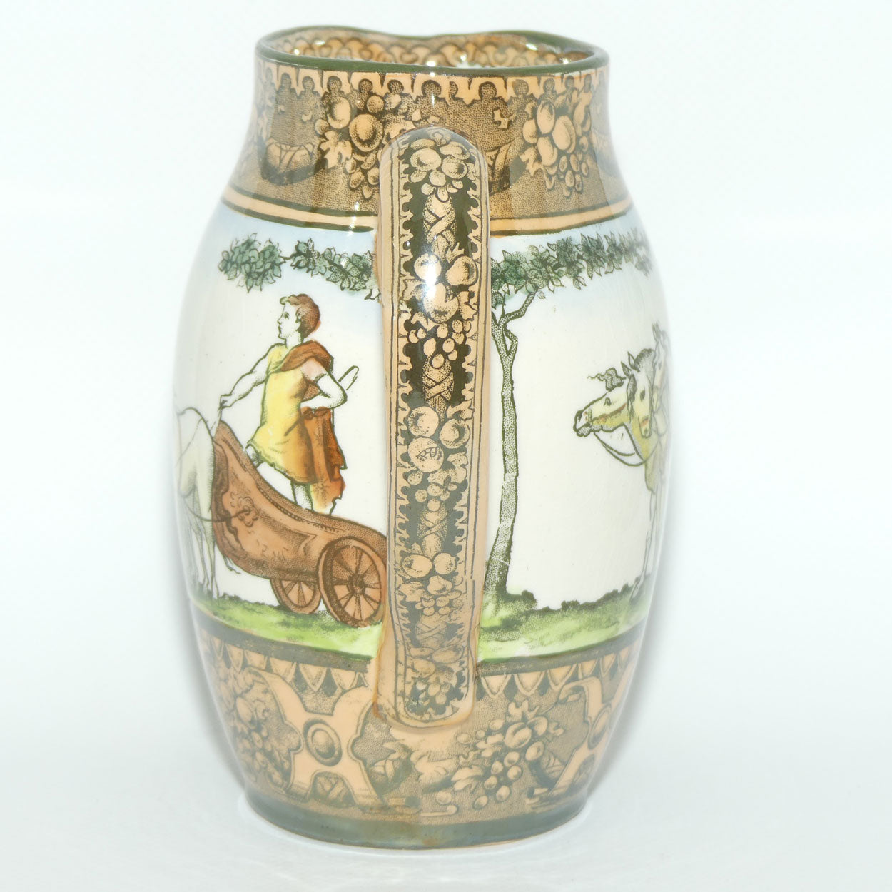 Doulton Burslem Isthmian Games Tavern shape jug D1012 (#1)