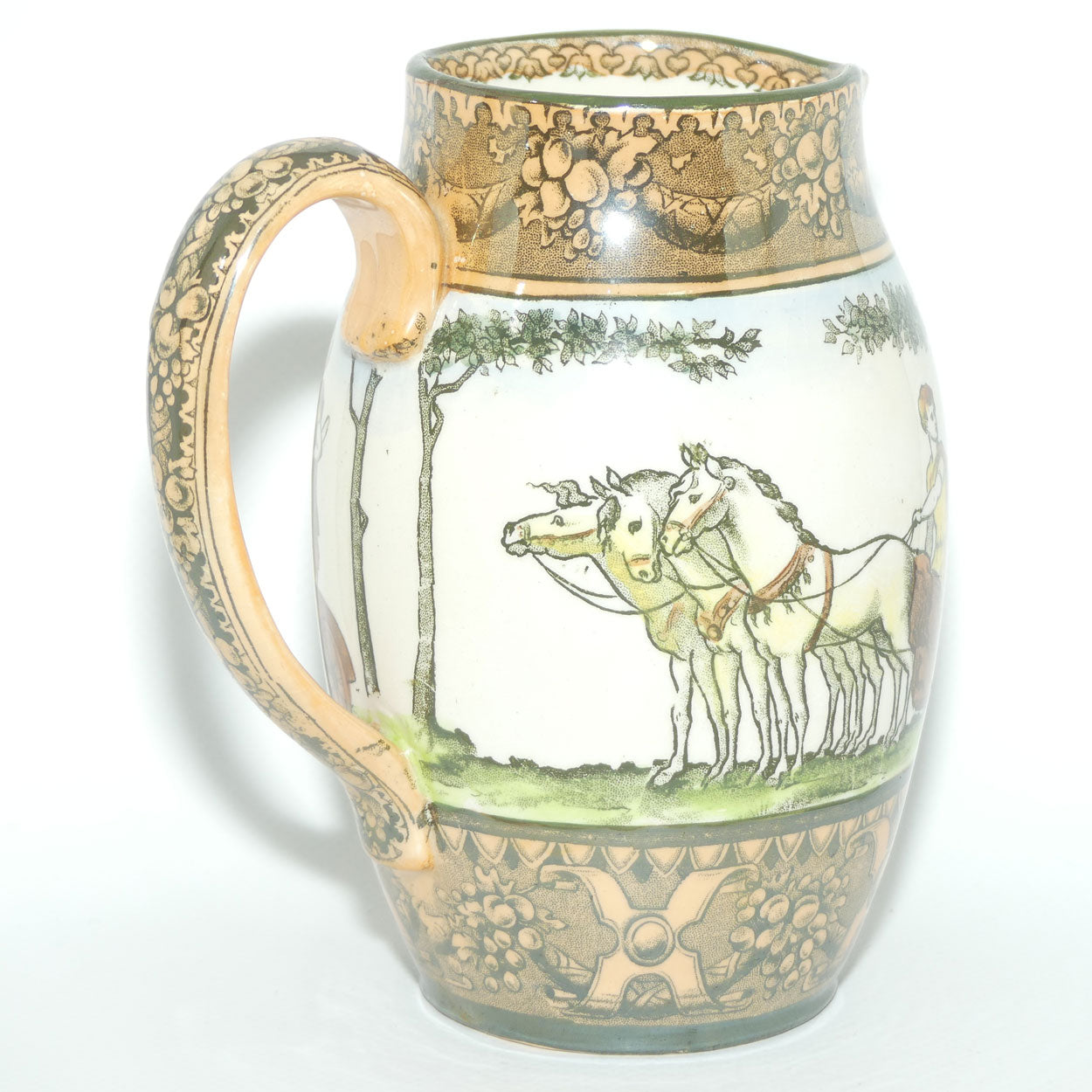 Doulton Burslem Isthmian Games Tavern shape jug D1012 (#1)