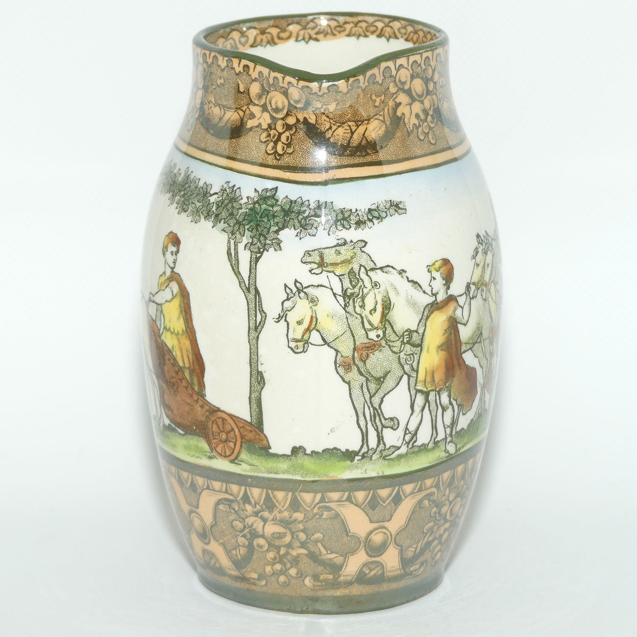 Doulton Burslem Isthmian Games Tavern shape jug D1012 (#1)