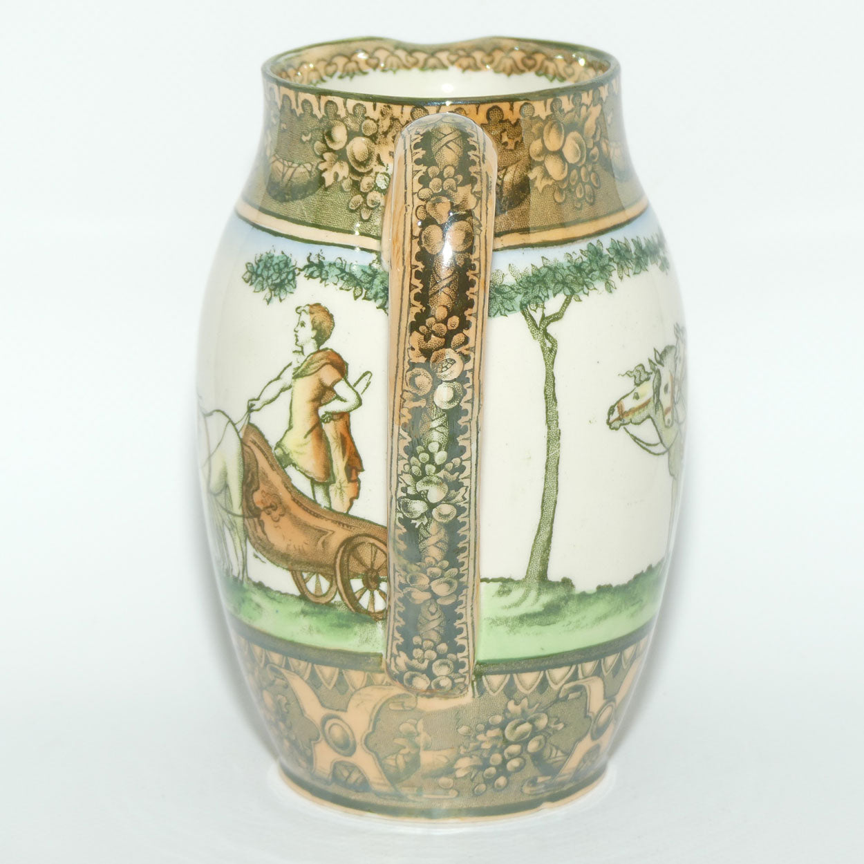 Doulton Burslem Isthmian Games Tavern shape jug (#2)