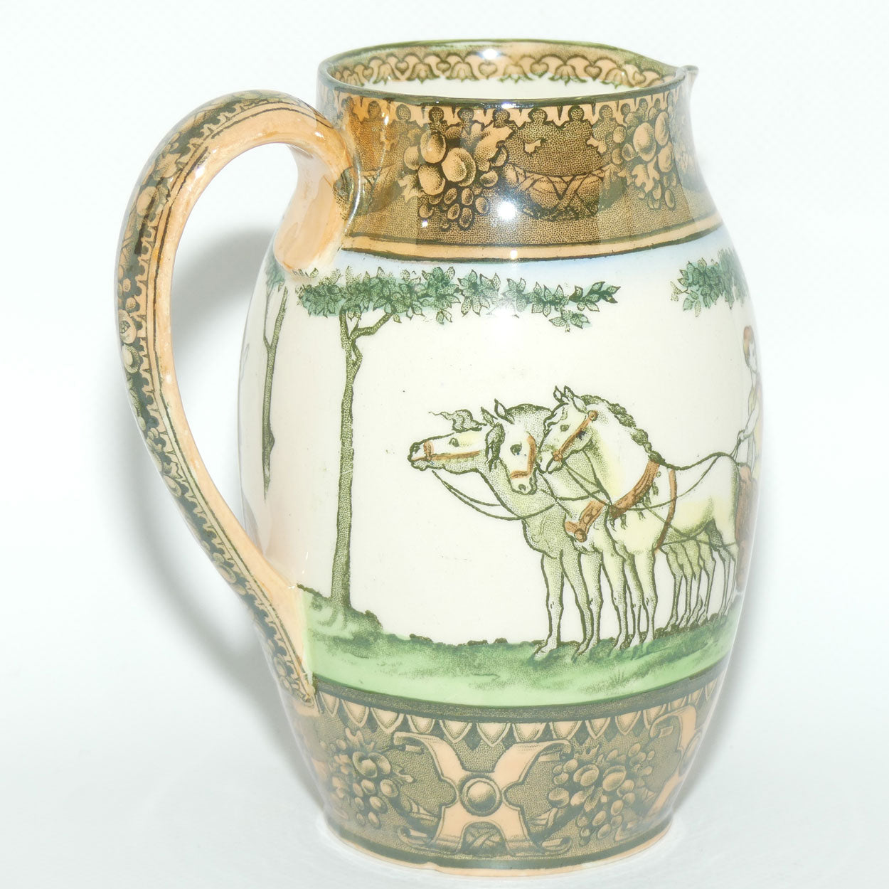 Doulton Burslem Isthmian Games Tavern shape jug (#2)