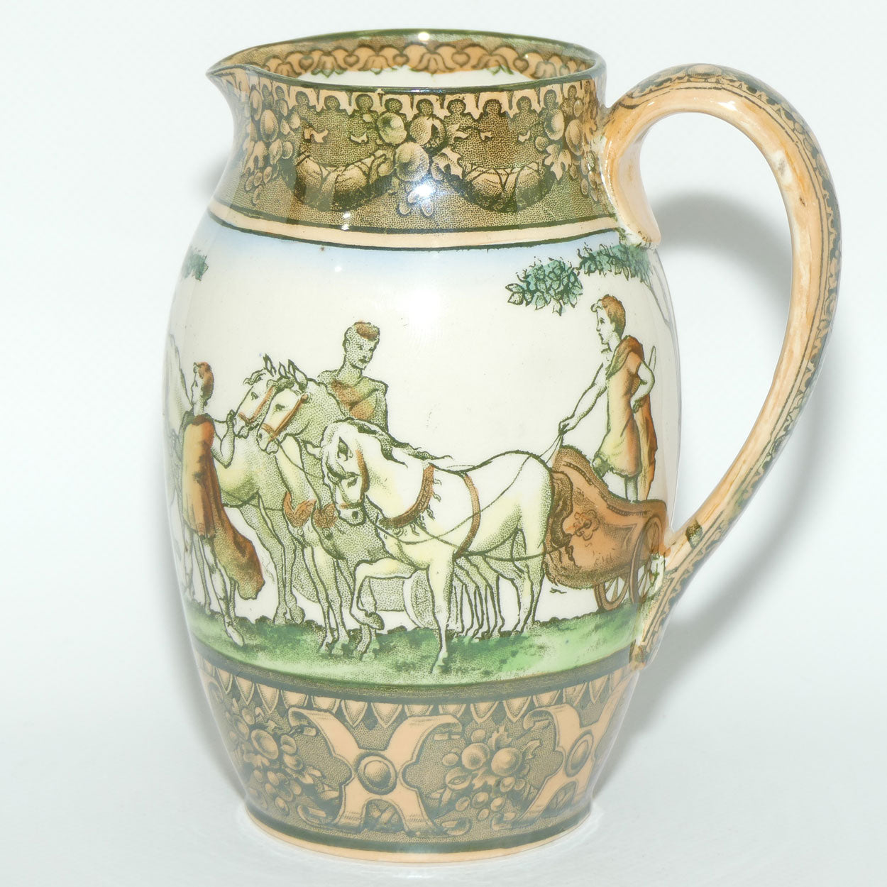 Doulton Burslem Isthmian Games Tavern shape jug (#2)