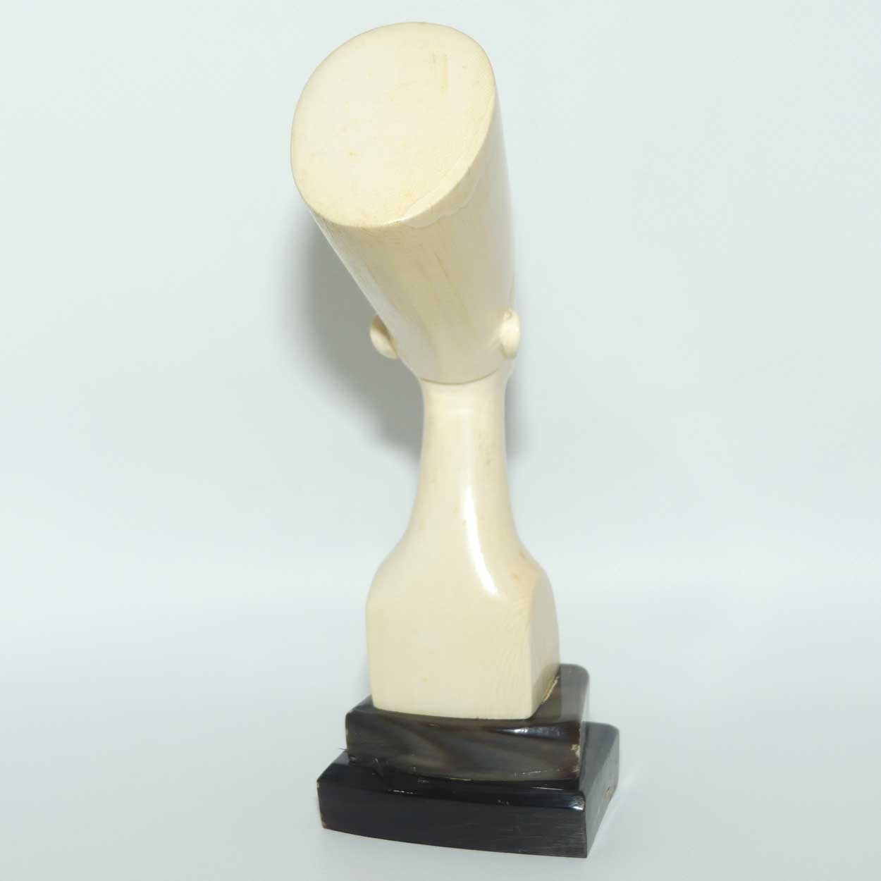 Carved Ivory Bust of Egyptian Queen Nefertiti | 22.5cm tall