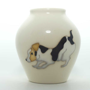 Moorcroft Jack Russell vase | Shape 4/2 