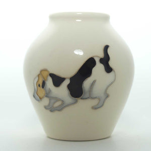 Moorcroft Jack Russell vase | Shape 4/2 